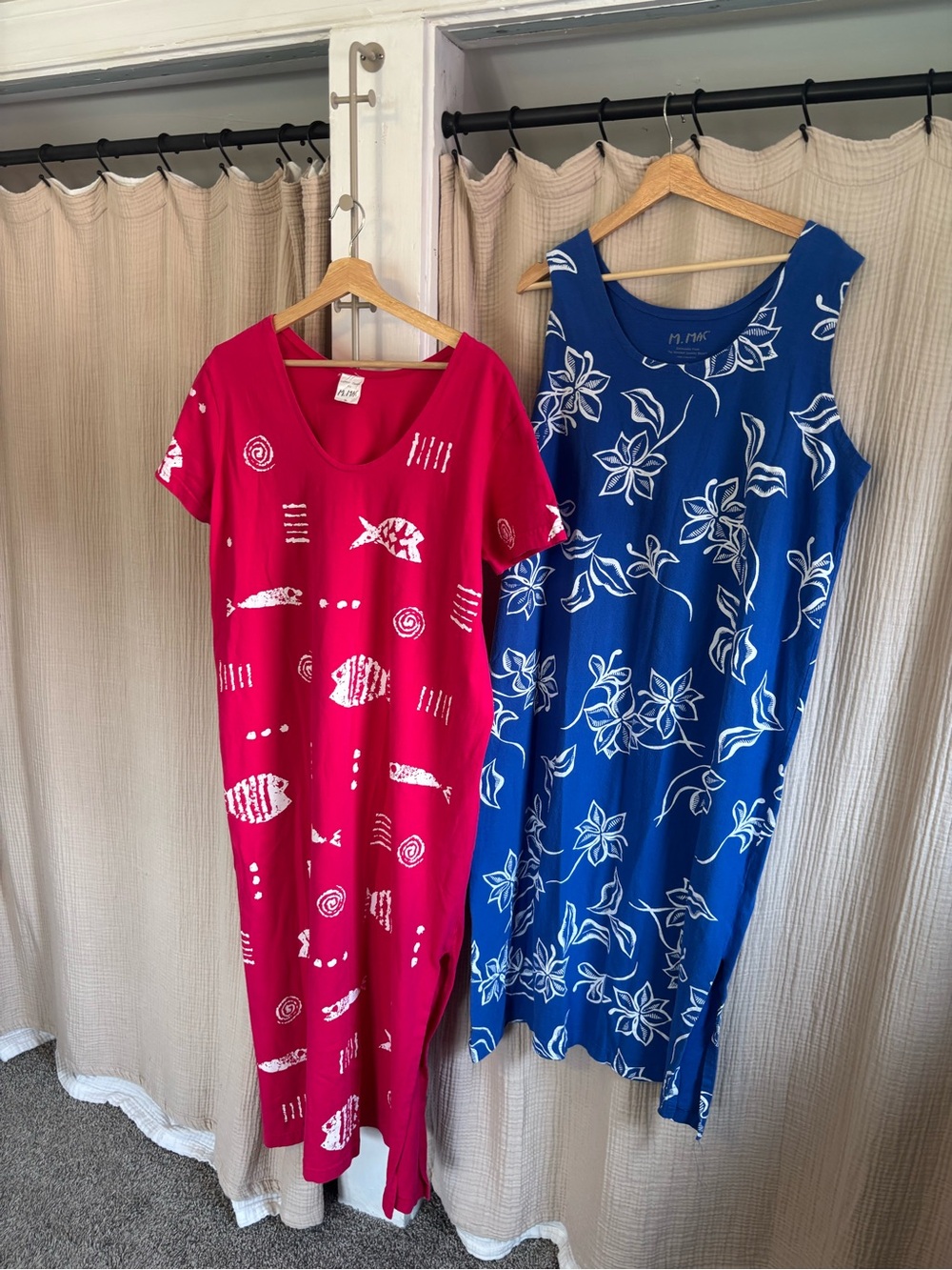 Bundle- 2 M.Mac 100% Cotton Dresses- XL - Picture 2 of 9